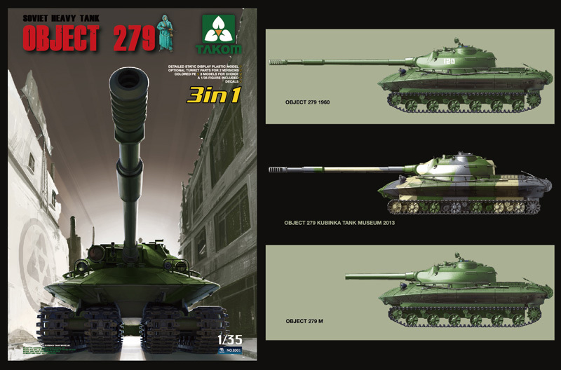 Takom Soviet Object 279 ( 3 in 1 ) 1/35