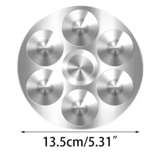 Míchací paleta kovová - kulatá (7 misek v 1)