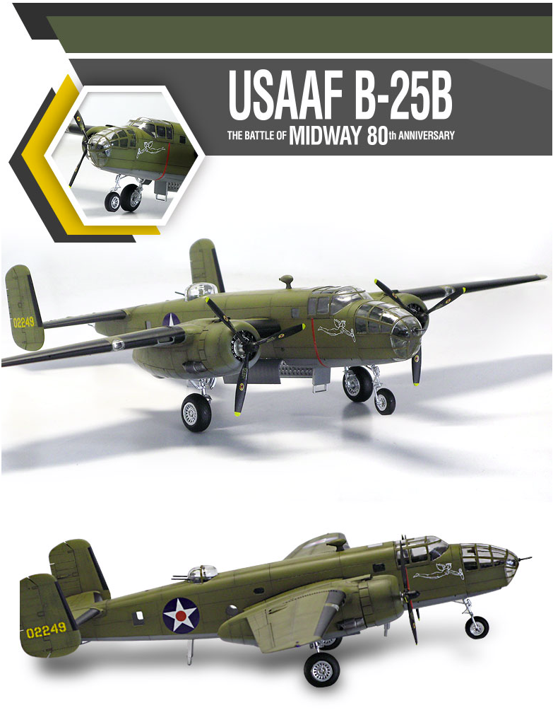 Academy B-25B USAAF "Midway" 1/48