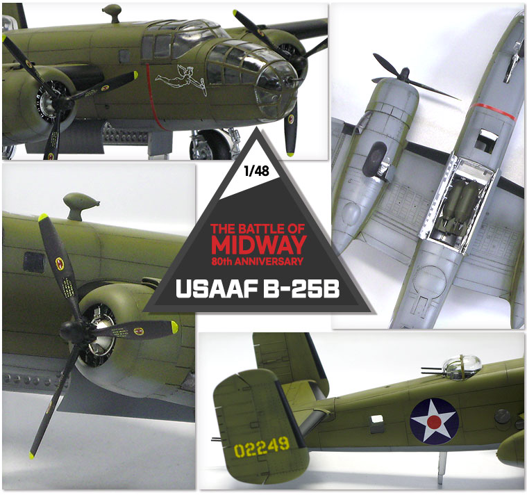 Academy B-25B USAAF "Midway" 1/48
