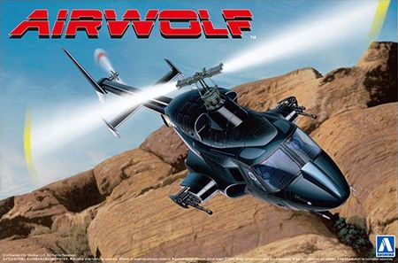 Aoshima AIRWOLF Clear Body version 1/48
