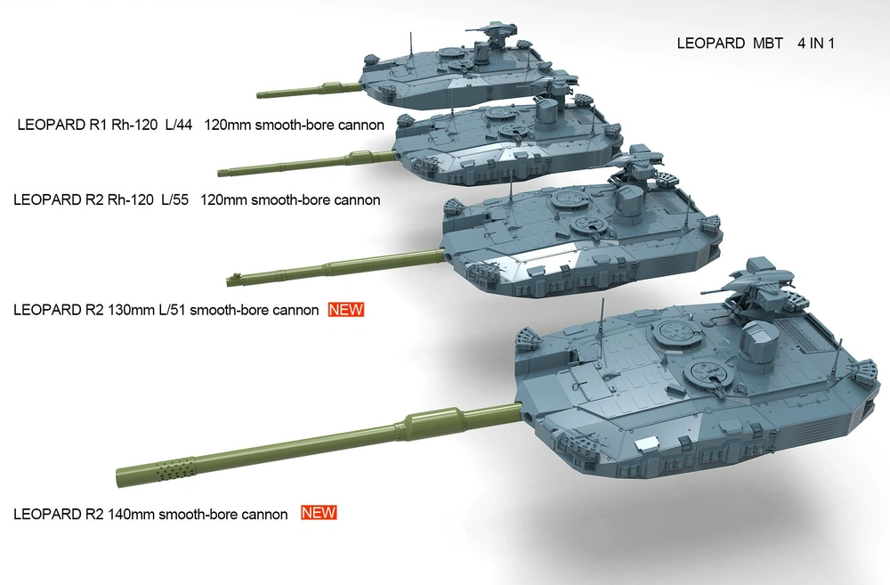 Tiger Model Leopard II Revolution II MBT 4in1 1/35