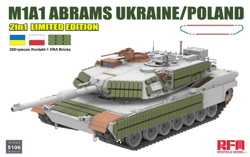 RFM M1A1 Abrams Ukraine/Poland Limited Edition 1/35