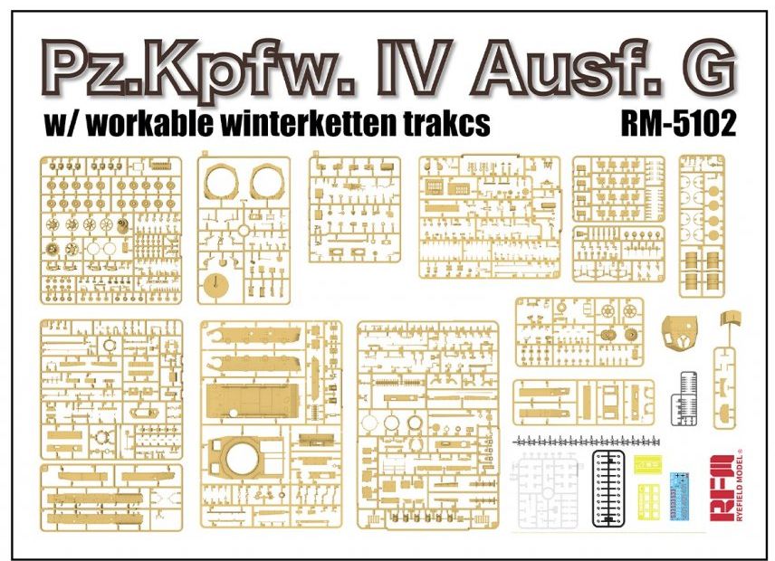 RFM Pz. Kpfw. IV Ausf. G With Workable Winterketten Tracks 1/35