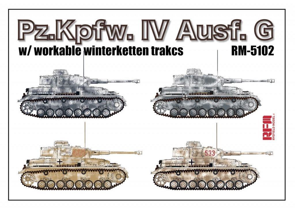 RFM Pz. Kpfw. IV Ausf. G With Workable Winterketten Tracks 1/35