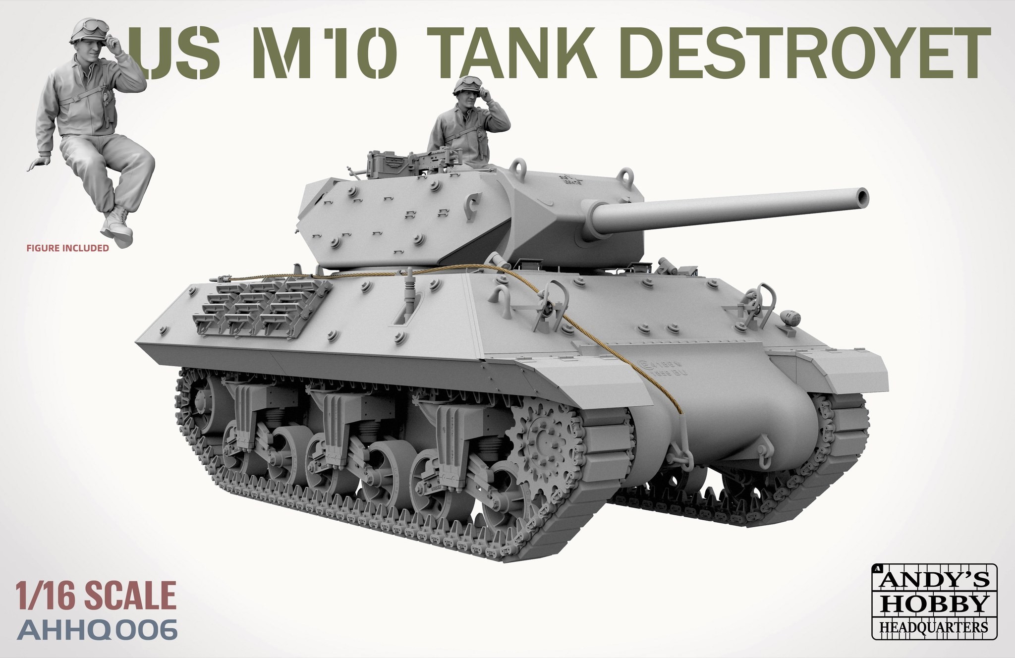 Andy's HHQ US M10 Tank Destroyer Wolverine 1/16