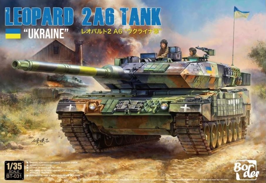 Border Model Leopard 2A6 Tank Ukraine 1/35