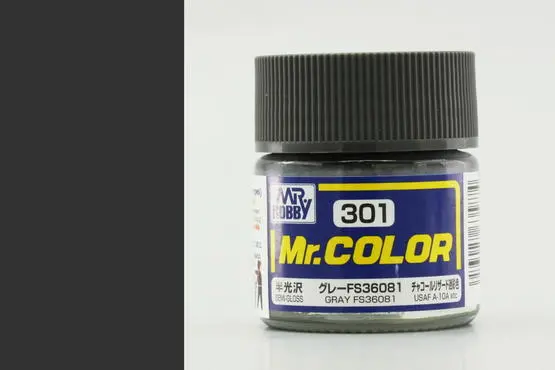 Mr. Color C301 - FS36081 Gray (USAF A-10A etc) / Tmavě šedá