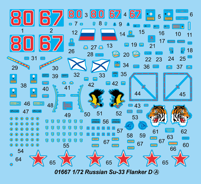 Trumpeter Russian Su-33 Flanker D 1/72