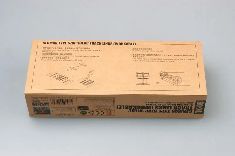 Trumpeter German type 570P DIEHL for German Leopard 2 A5/A6 MBT (workable) - pohyblivé pásy 1/35