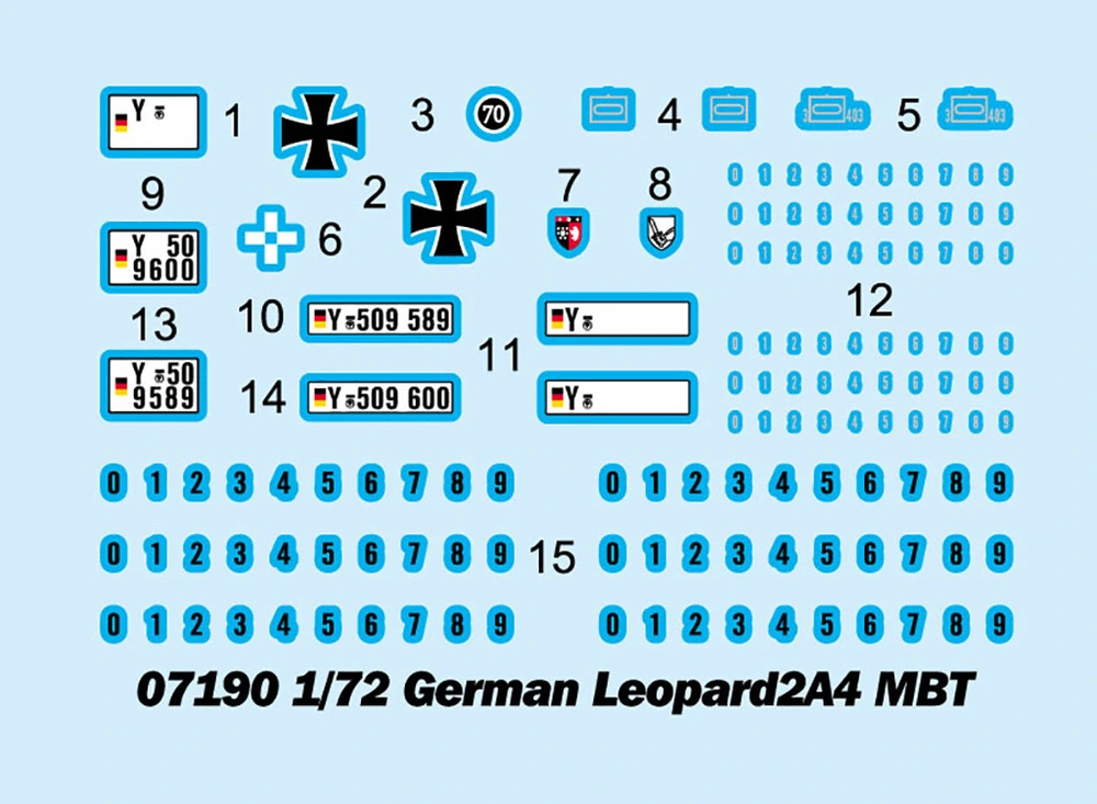 Trumpeter German Leopard 2A4 MBT 1/72