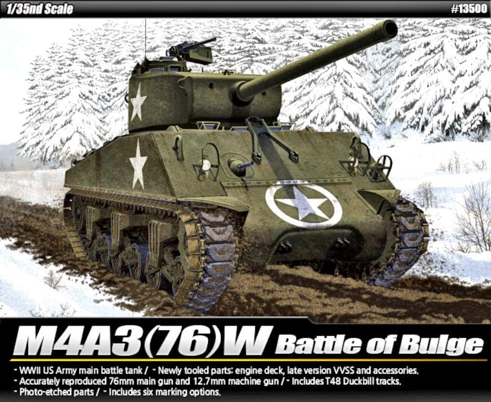 Academy 13500 M4A3(76)W "Battle of Bulge" 1/35