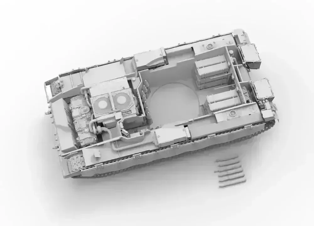 Border Model Israel Merkava Mk.2D W/ Full Interior & Workable Tracks 1/35