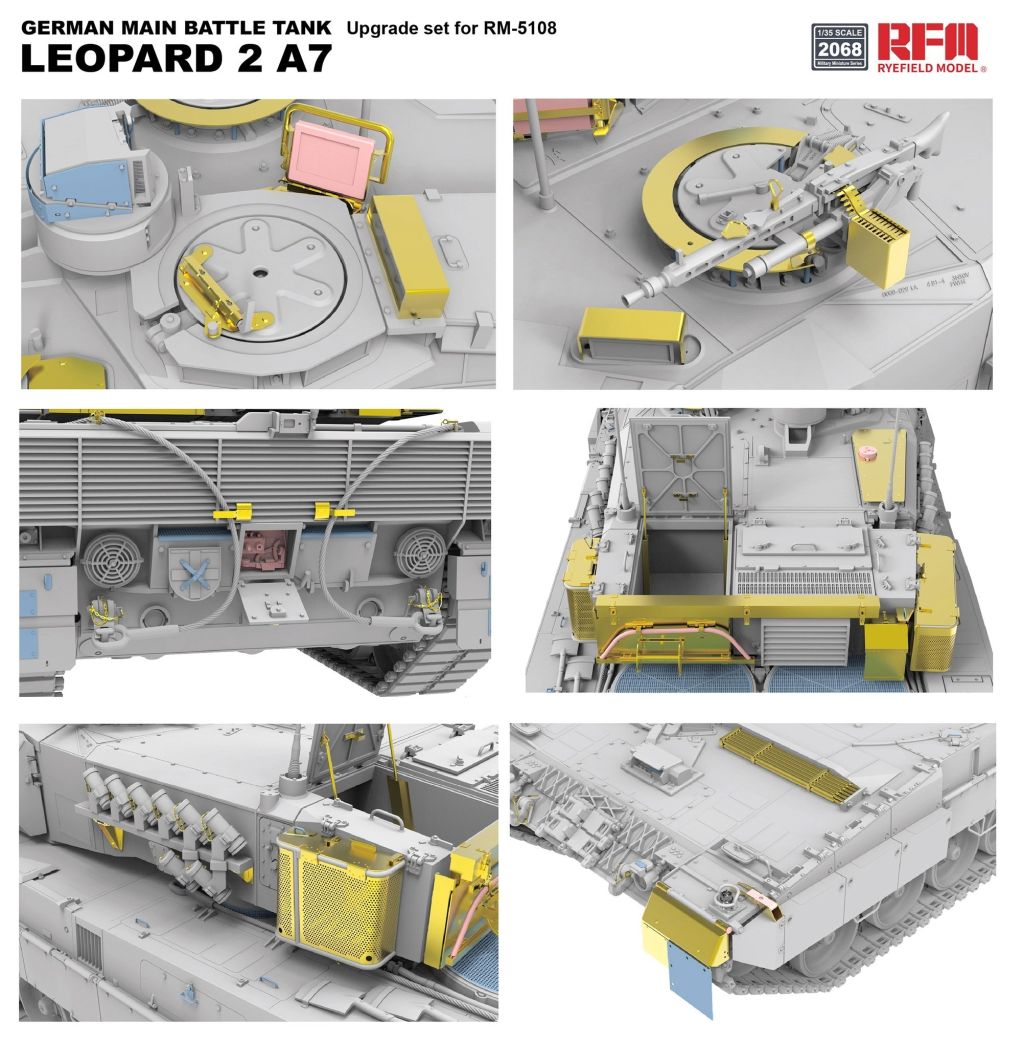 RFM Upgrade Kit For Leopard 2A7 Tank 1/35