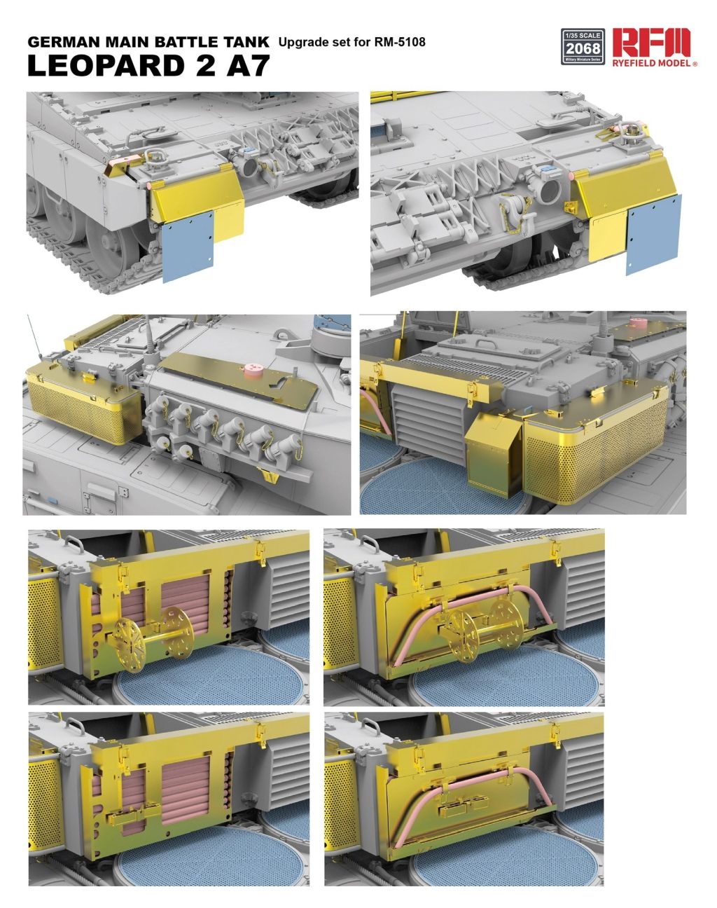 RFM Upgrade Kit For Leopard 2A7 Tank 1/35