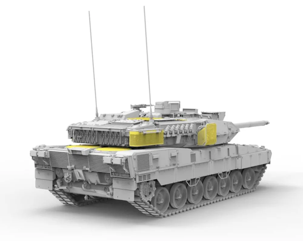 Border Model Leopard 2A7V with Workable Track & Metal gun 1/35