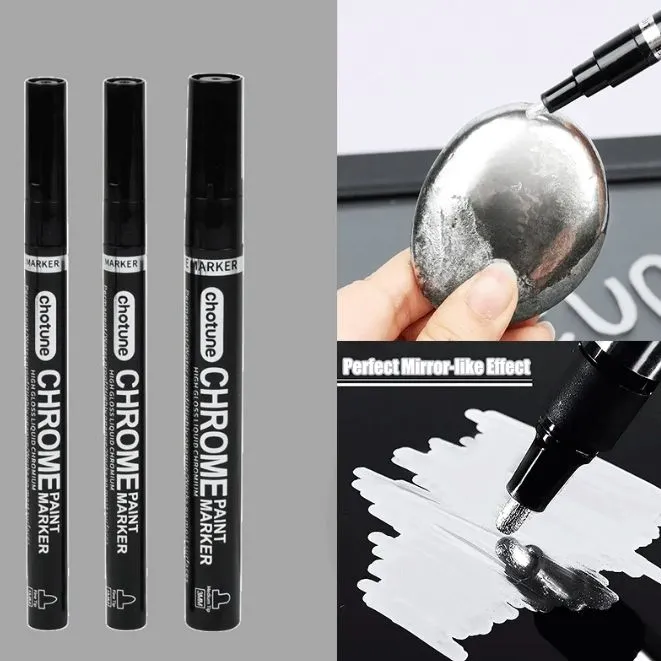 Chrome Paint Marker - 0,7mm / Popisovač chromový