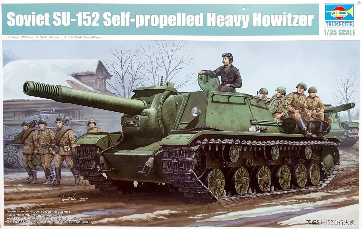 Trumpeter Soviet SU-152 Self-propelled Heavy Howitzer 1/35