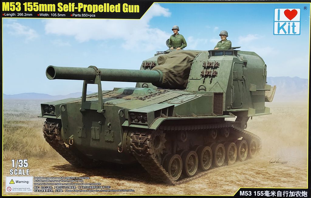 I Love Kit M53 155mm Self-Propelled Howitzer 1/35