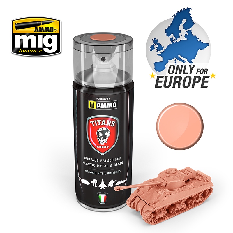 TITANS HOBBY Flesh Tone Matt Primer - 400ml / Tělová základová