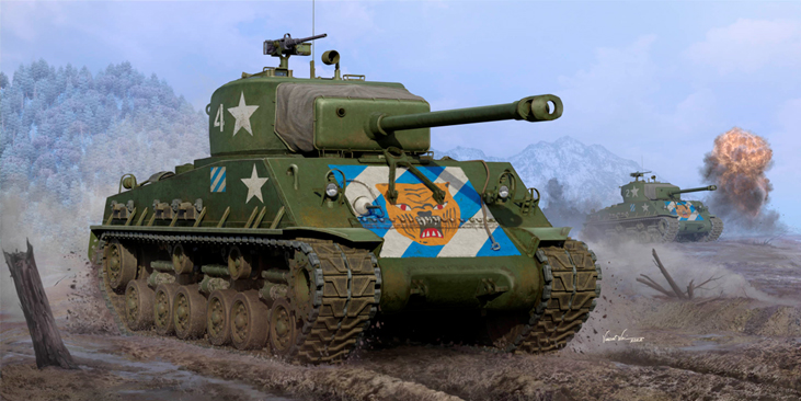 I Love Kit M4A3E8 Medium Tank - Late 1/16
