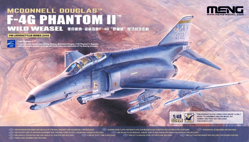 MENG McDonnel Douglas F-4G Phantom II Wild Weasel 1/48