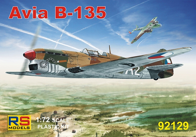 RS Models Avia B-135 4 decal v. for Czech, Slovakia (ČR) 1/72