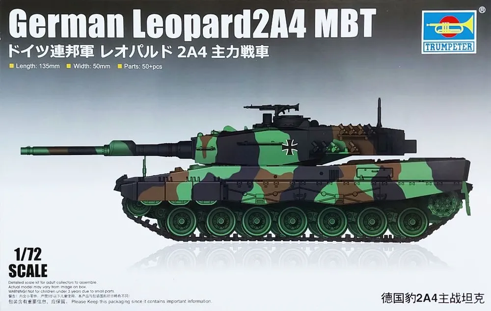 Trumpeter German Leopard 2A4 MBT 1/72