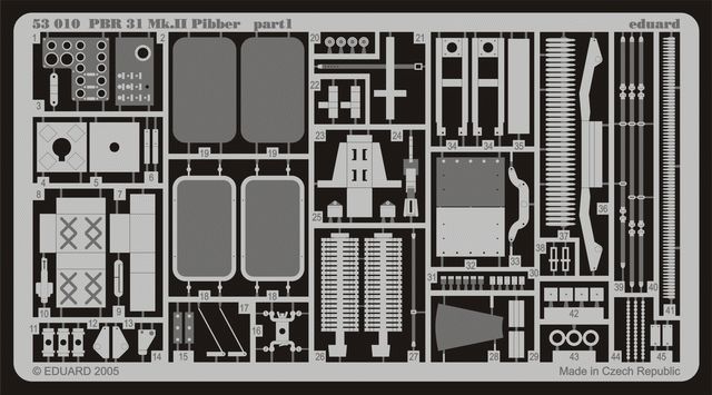 Eduard PBR 31 Mk. II Pibber (Tamiya) - detail set 1/35