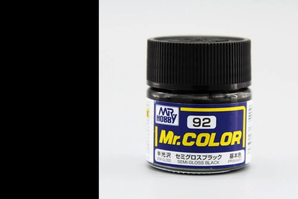 Mr. Color C092 - Semi Gloss Black / Pololesklá černá