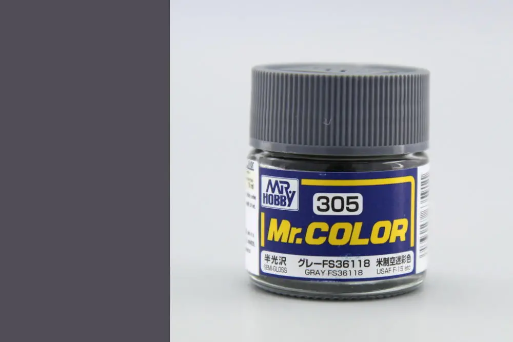 Mr. Color C305 - FS36118 Gray (USAF F-15 etc) / Šedá