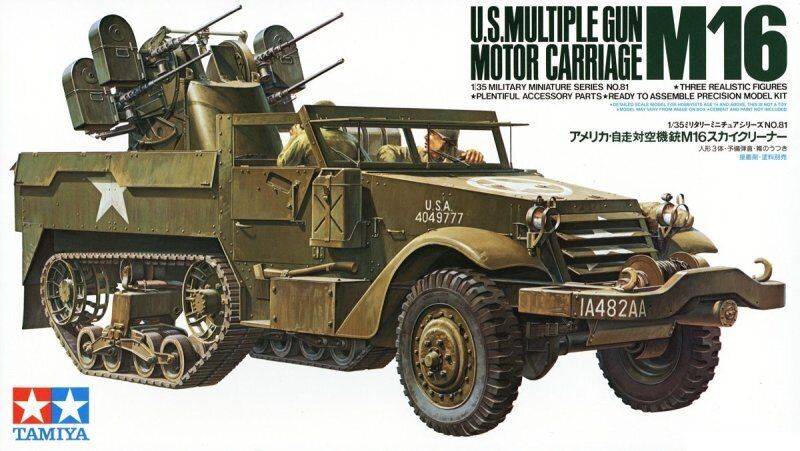 Tamiya M16 U.S. Multiple Gun Carriage 1/35
