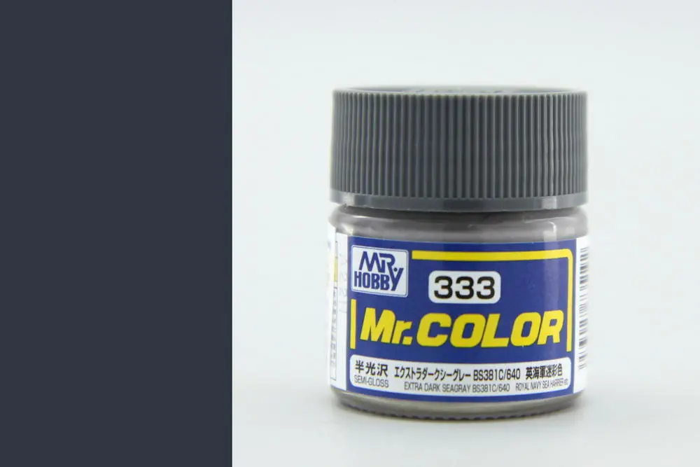 Mr. Color C333 - Extra Dark Seagray BS381C/640 / Extra tmavá mořská šedá