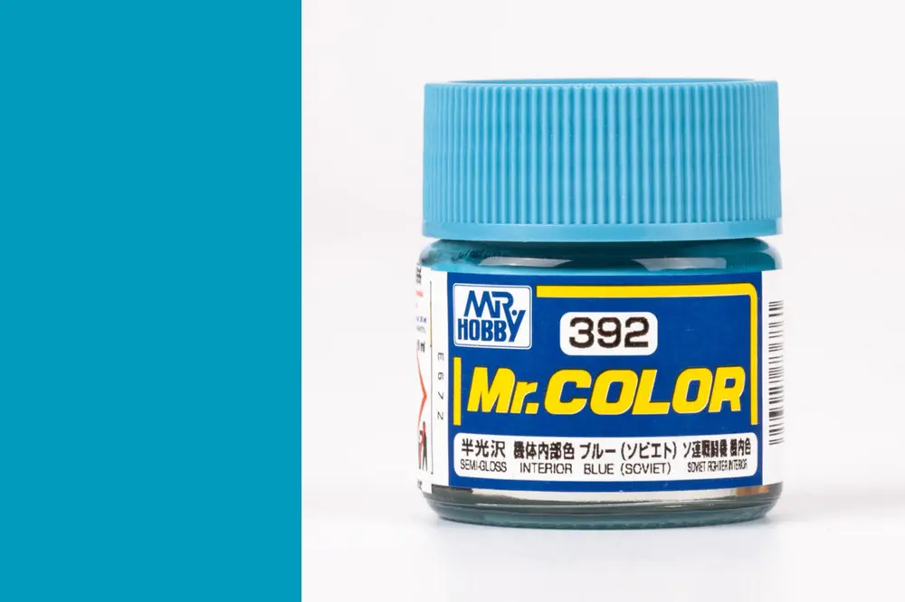 Mr. Color C392 - Interior Blue (Soviet) / Ruská kabinová modrá