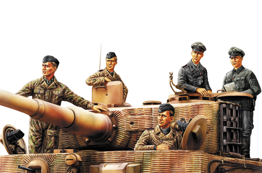 Hobby Boss German Panzer Tank Crew (Normandy 1944) 1/35