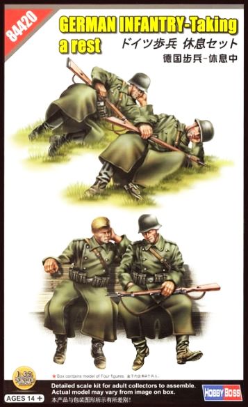 Hobby Boss German Infantry - Taking a rest 1/35