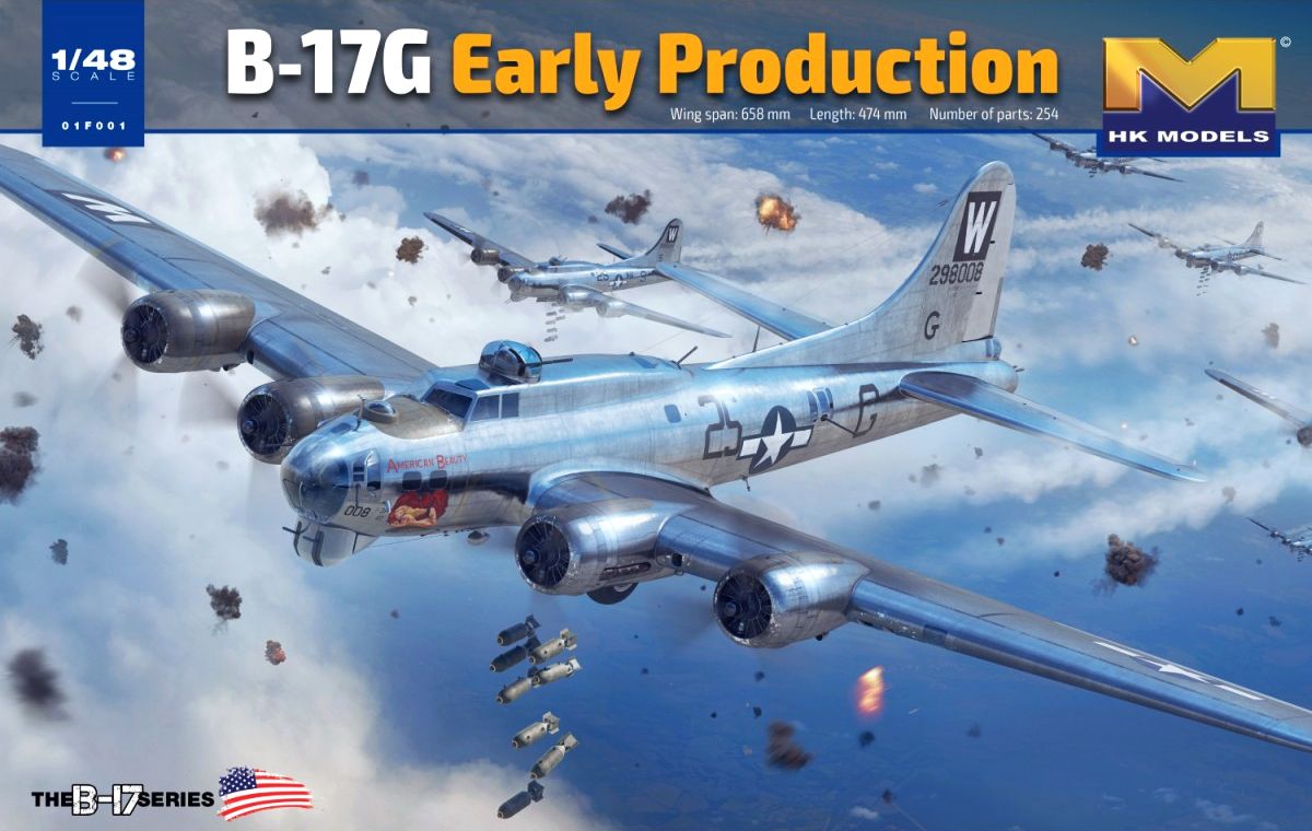 HK Models B-17G Early Flying Fortress 1/48