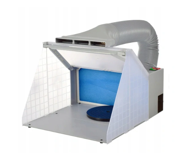 Stříkací filtrační box pro Airbrush 42cm - 4m3/min + LED + Ext. hadice