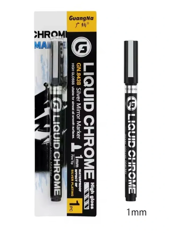Chrome Paint Marker - 1mm / Popisovač chromový