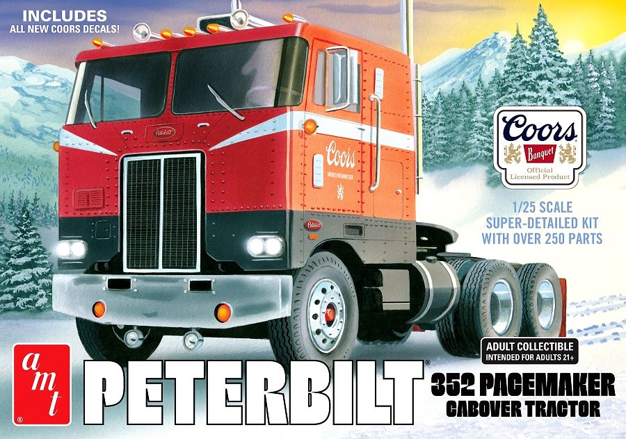 AMT Peterbilt 352 Pacemaker Cabover Tractor 1/25