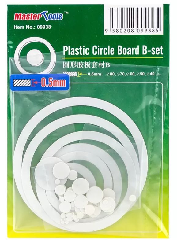 Plastic Circle Board B-set / Sada plastových kroužků
