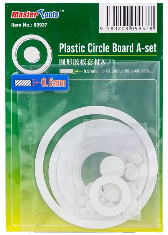 Plastic Circle Board A-set / Sada plastových kroužků