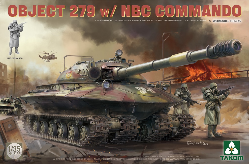 Takom Object 279 With NBC Commando 1/35