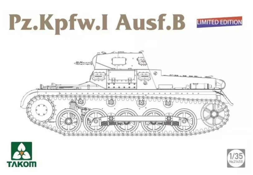 Takom Pz.Kpfw. I Ausf. B - Limited Edition 1/35