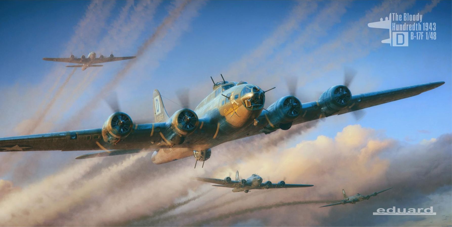 Eduard B-17F The Bloody Hundredth 1943 Limited! 1/48