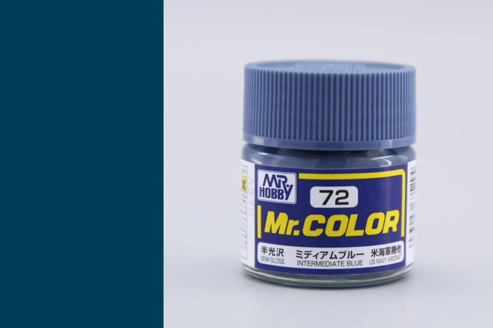 Mr. Color C072 - Intermediate Blue (US Navy Aircraft) / Přechodová modrá