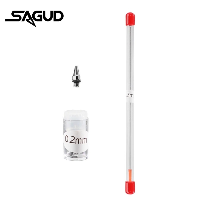 Přestavbový (náhradní) set pro airbrush pistole Sagud - Tryska + Jehla 0,2mm