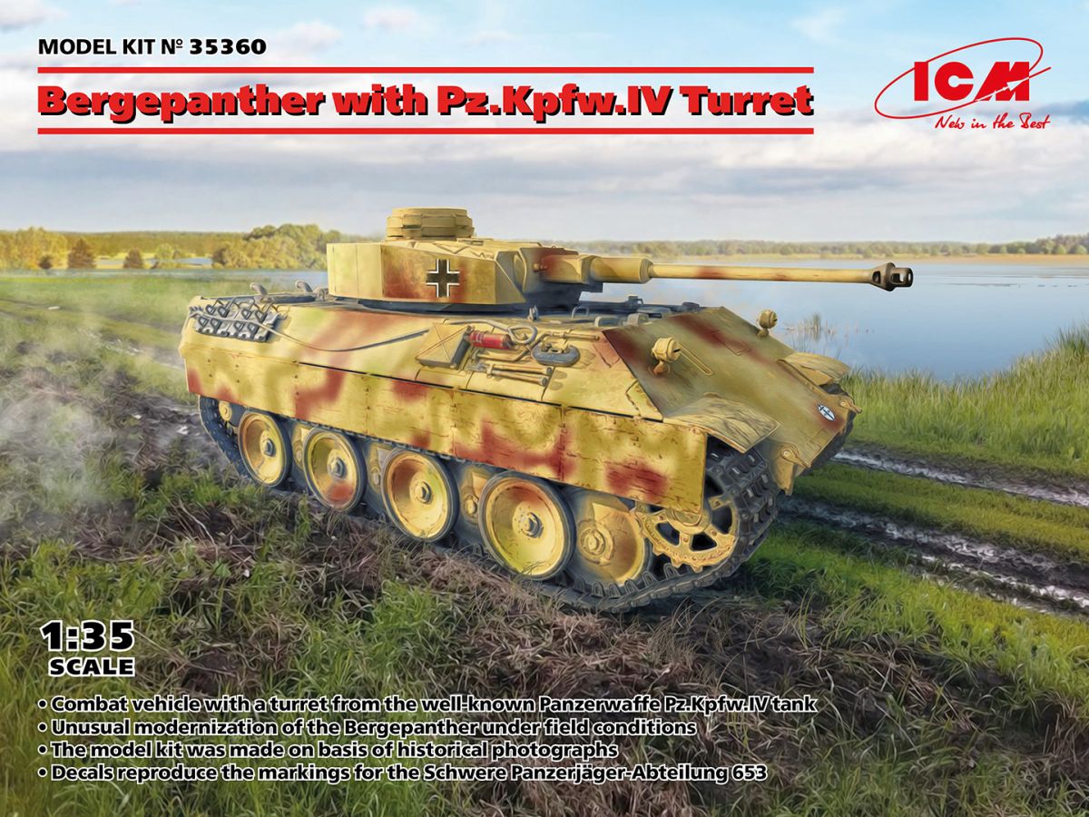 ICM Bergepanther with Pz.Kpfw.IV Turret 1/35