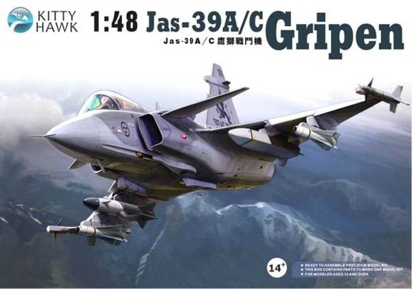 Kittyhawk Jas-39A/C ”Gripen” 1/48