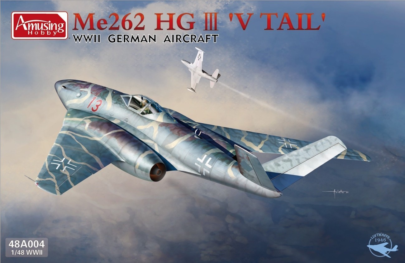 Amusing Hobby Me262 HGIII "V-Tail" 1/48